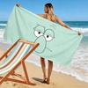 SpongeBob SquarePants Print Beach Towel, Large Soft Quick Dry Towel for Beach Camping Swimming