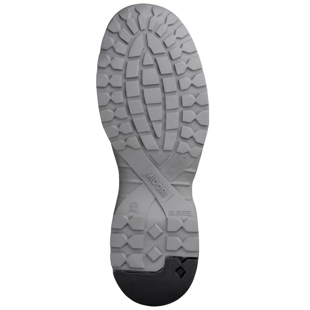 Safety Work Shoes JSAA Certified Professional Sneakers Shock Absorption MPN905 Black Cm [Midori Anzen] 26.0