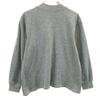 90s Old 7 Minutes Sleeve Sweat Gray Trainer Women Used