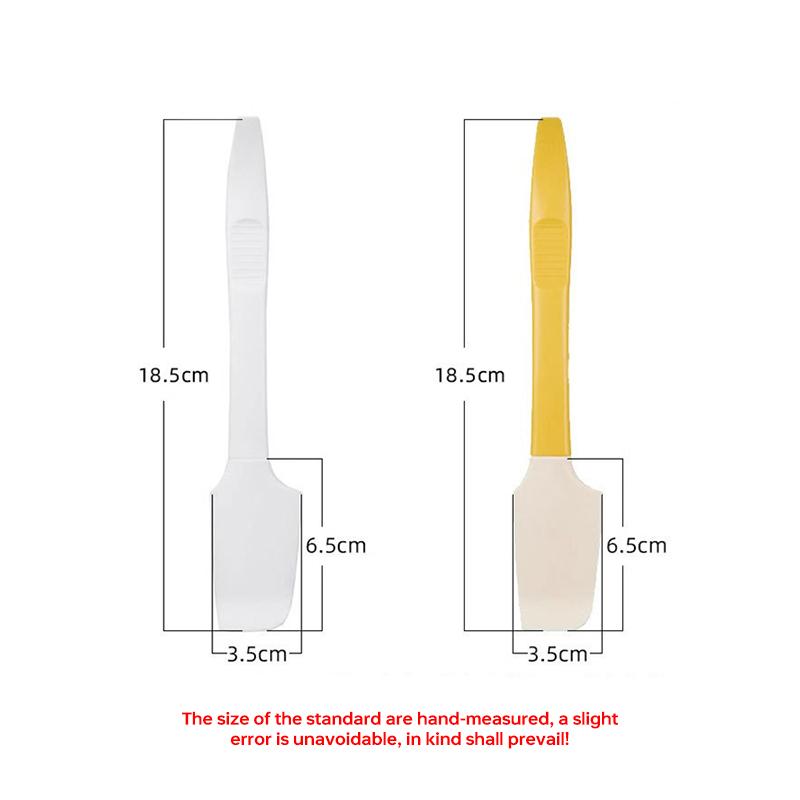 Silicone Mini Kitchen Spatula Cream Butter Cake Spatula Mixing Batter Scraper Brush Butter Mixer Fits All Kinds of Jars and Cans