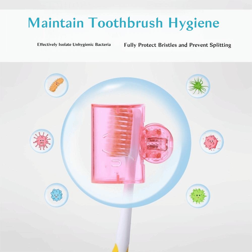 Plastic Toothbrush Storage Clip Portable Toothbrush Head Cover New Toothbrush Protective Cap