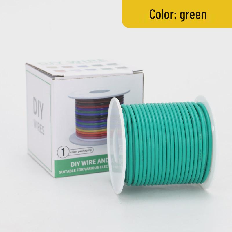 High-Temperature Resistant Silicone Wire for Lithium Battery Connections (14-30 AWG)