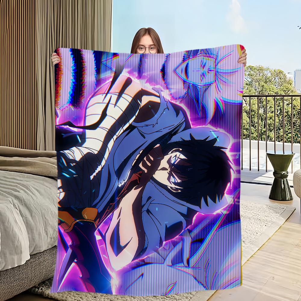 

Уровень Горячая кровь Соло Фланелевый теплый аниме мягкий корейский плюшевый плед для дивана гостиной 2 комнаты офис Сезон спальня путешествие подарок 30x40in