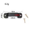 1pc, Dashboard Mount for Handheld Radio and Speaker Microphone, Screwed Belt Clip Hook, For Handheld Walkie Talkie Two-way Radio Station