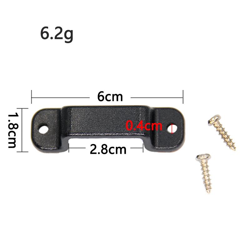 1pc, Dashboard Mount for Handheld Radio and Speaker Microphone, Screwed Belt Clip Hook, For Handheld Walkie Talkie Two-way Radio Station