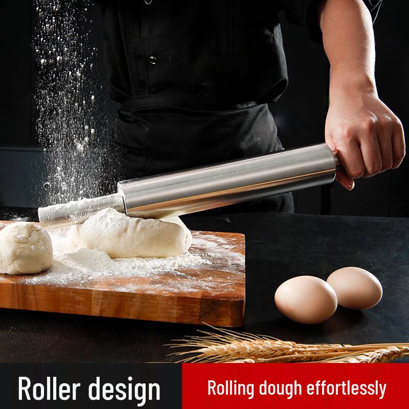 Zhi Shi 304 Stainless Steel Weighted Rolling Pin