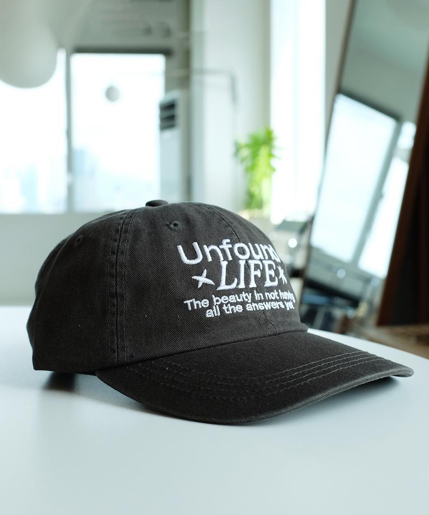 Beollunpeulenjeu Unfound Life Washed Ball Cap Stone Grey