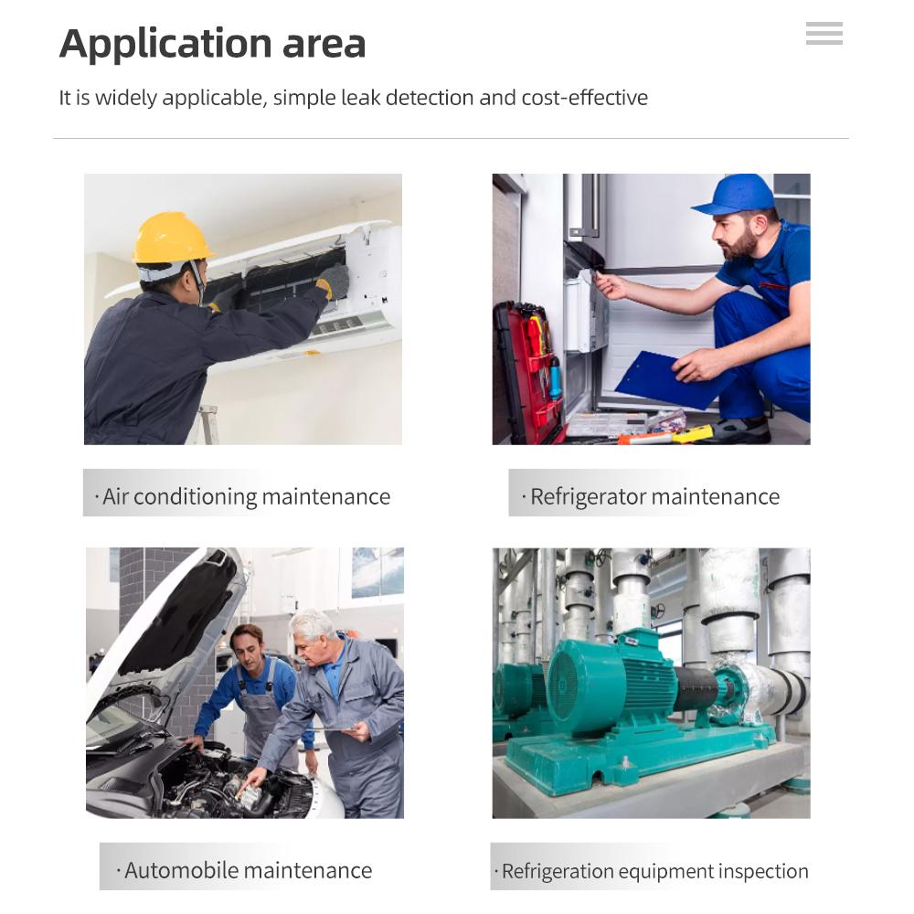 LD200 LD600 Halogen Gas Combustible Gas Leak Detector Refrigeration Gas Combustible Gas Leakage Analyzer 0-100% LEL With Alarm