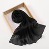 Einfache Glitzernde Seidengefühl Satin Schals Schal Glitzer Schimmer Wickeltuch Strand Überwurf Stola Bufandas Muslimischer Hijab 180*70cm