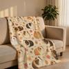 Fluffy Hamster Set Throw Short Plush Throw Blanket Soft Skin-Friendly Multi-Scene Home Office