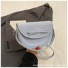 Korean Version Niche Design Fashionable Simple Bow Bag Women's 2025 Summer New High-end Messenger Small Square Bag