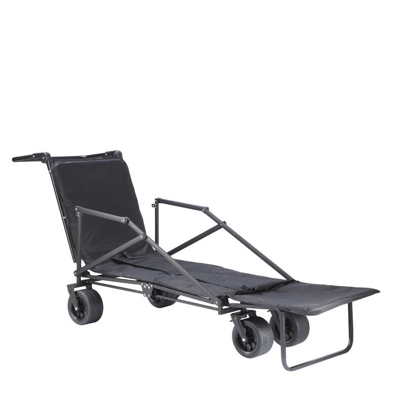 OEING Multifunctional Reclining Camping Cart with Tank Wheels