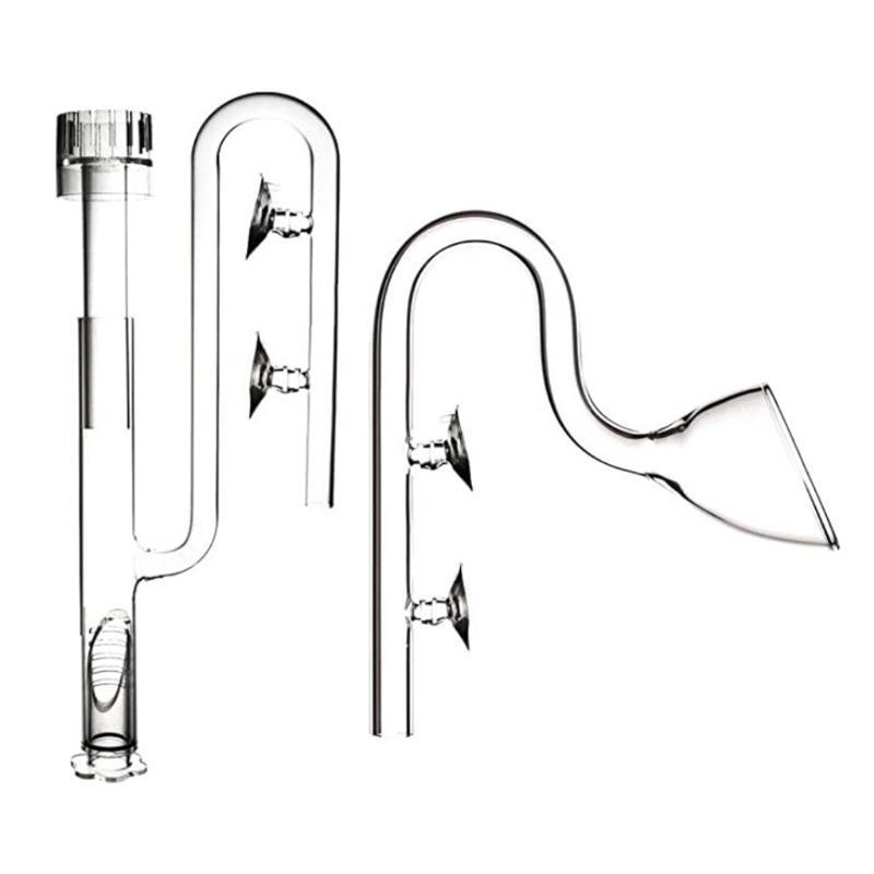 

Glass Pipe Skimmer Inflow Water Surface Rate Adjustable Outflow Carry Clean Water from Filter to Aquarium