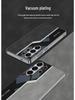 Fashionable Cross-Border S26 Ultra Samsung Phone Case with Precision-Hole Electroplated Frame and Plain Leather