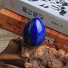Ensemble de 5 Œufs en Pierre Naturelle de Grande Taille - Quartz Rose, Lapis-lazuli, Œil de Tigre, Fluorine, - pour la Méditation Manuelle et la Décoration d'Intérieur