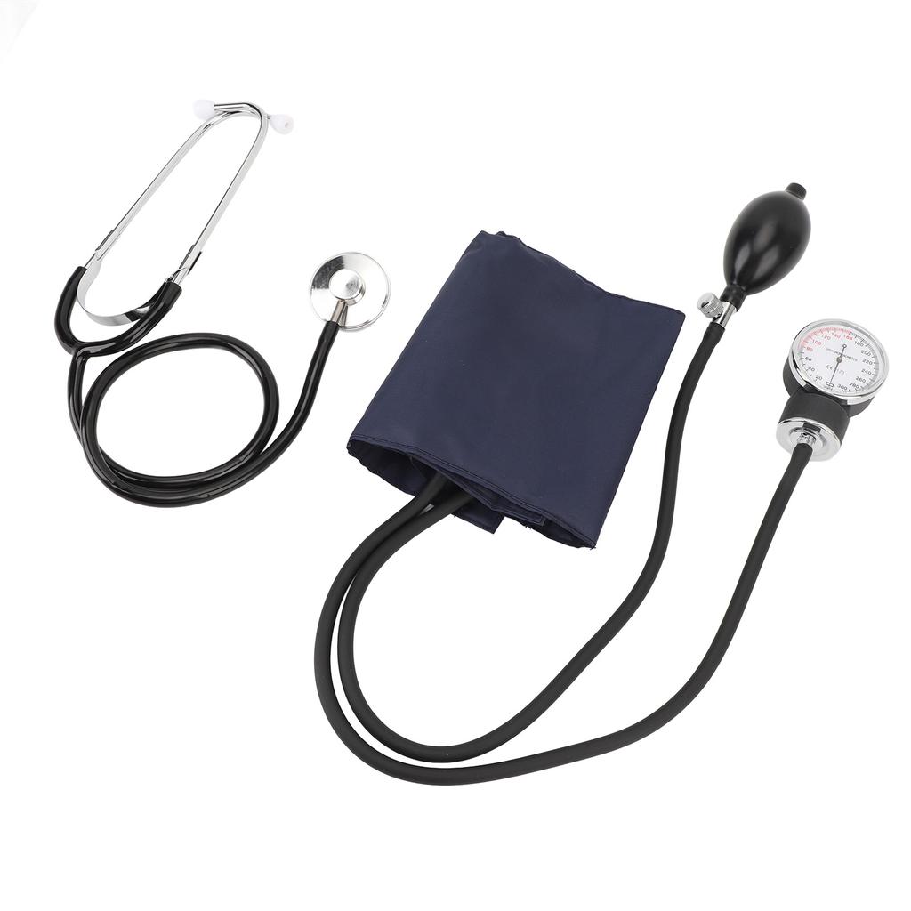 Aneroid Sphygmomanometer Manual Blood Pressure Cuff Manual Kit with Stethoscope