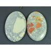 AAA Maligano Jasper Oval Shape 2Pcs Cabochon Loose Gemstone 114Cts. 41-43MM SK-3479