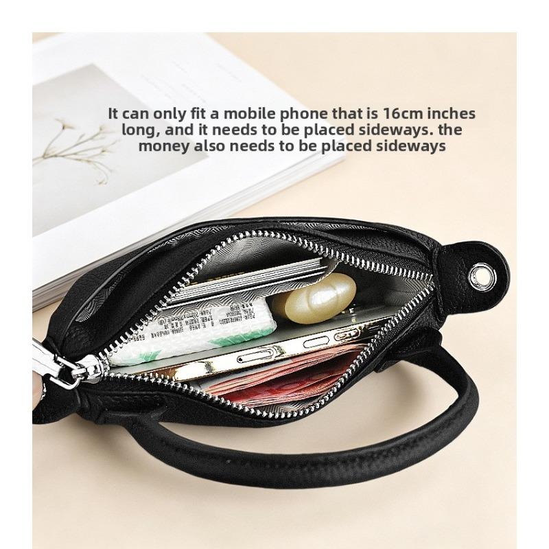 Simple mini handbag women's removable shoulder strap daily messenger bag solid color messenger bag