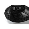 Hat Women's Foldable Organza Sun Hat Summer Women Middle-aged Elderly People Large Eaves Flower Sun Protection Mother Basin Hat