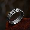 Simple Vintage Viking Celtic Knot Ring for Men Stainless Steel Nordic Valknut Rings Biker Amulet Jewelry Gifts Dropshipping