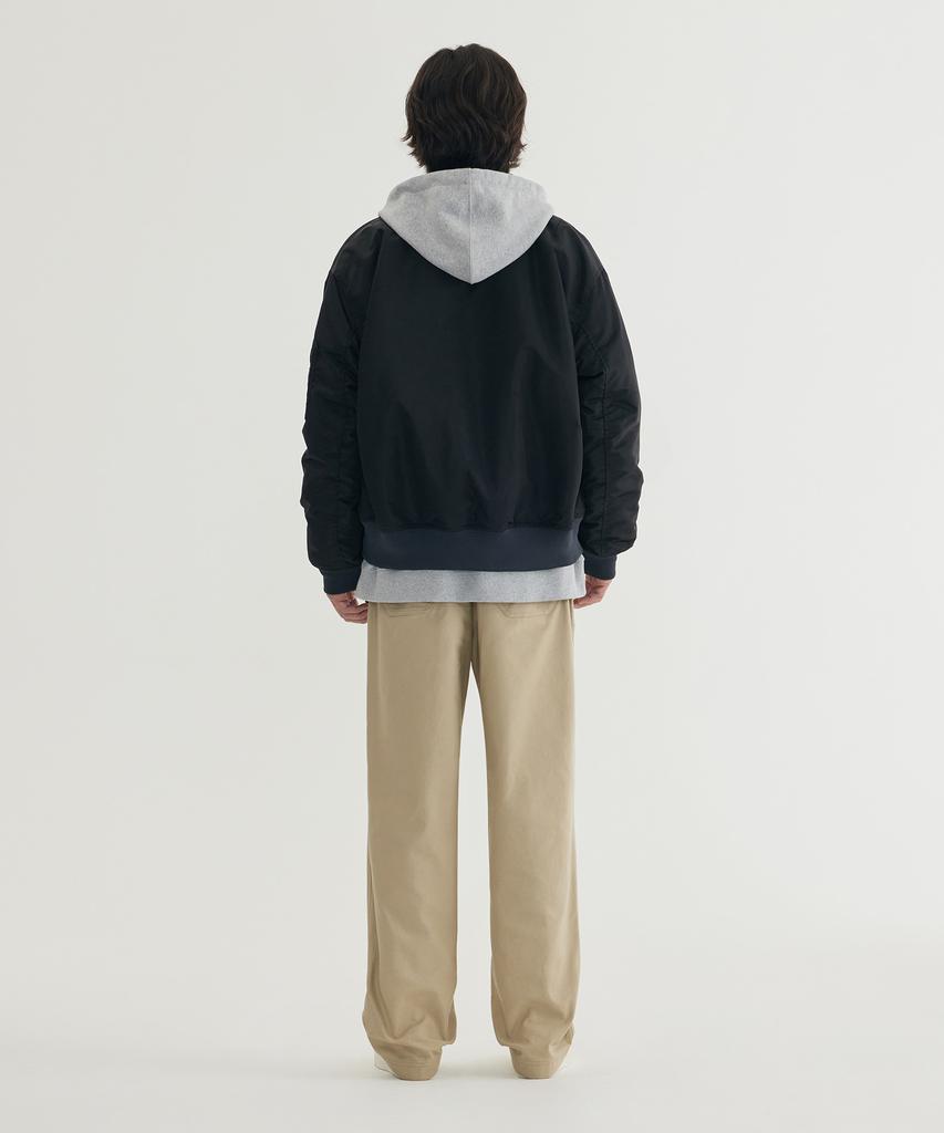COVERNAT Back Satin Fatigue Pants Olive