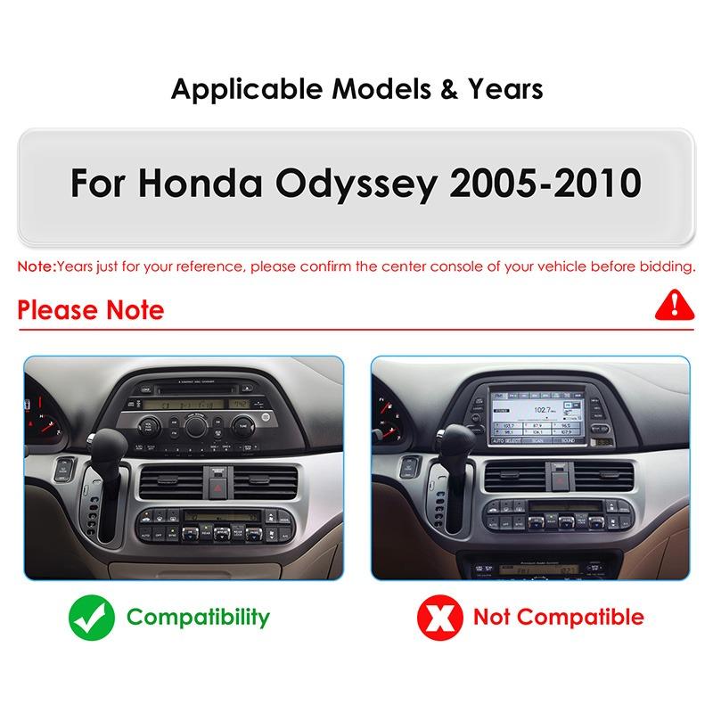 OSSURET Intelligent Carplay 4G-LTE 360Camera Carplay Android Car Radio For Honda Odyssey 2005 - 2010 Car Multimedia Player WIFI GPS Auto Stereo RDS