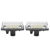 2 stk LED Skiltlys 6500K Lavt Strømforbruk Passer for Corolla Crown Starlet