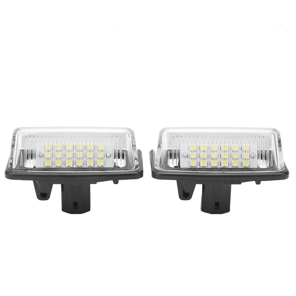 2 stk LED Skiltlys 6500K Lavt Strømforbruk Passer for Corolla Crown Starlet
