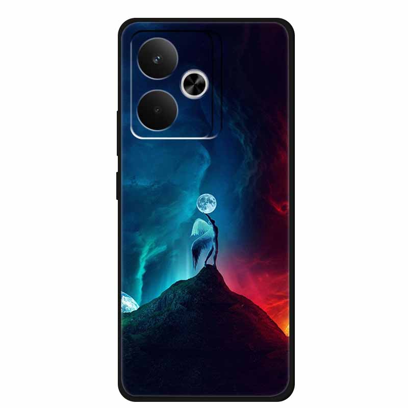 For Realme GT7 GT 7T Phone Case 7 T Bag Black Silicone Soft Back Cover Case For Realme 14 4G 15 Pro Cases Coque Protective Shell