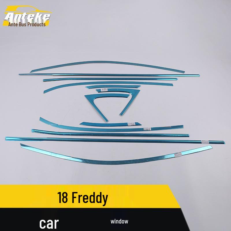 Stainless Steel Scratch-Resistant Decorative Strip for 18 Furui Di Car Models
