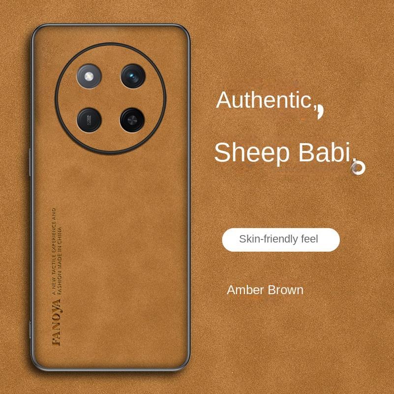 Plain Leather Comfortable Suede Case For Honor X60 Pro X6B X6A X7A X8A X9A X8 X6 Honor Magic 6 Pro 5 Soft Lens Protect Cover