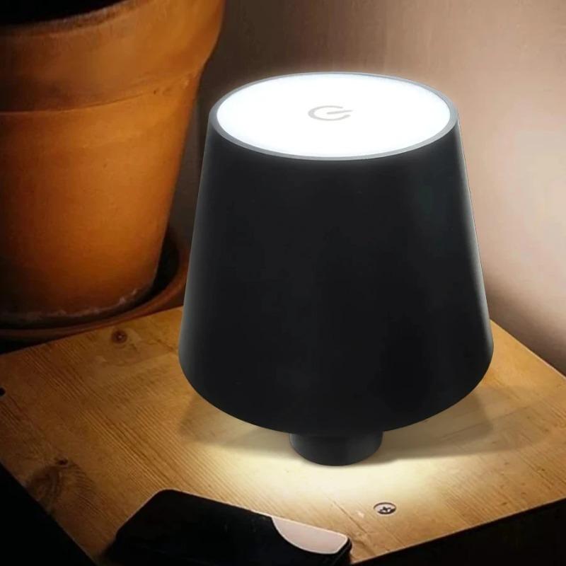 Wireless Table Lamp Wine Bottles LED Bottle Light Outdoor Use Touch Control Desk Light for Restaurants Bars Festival Party