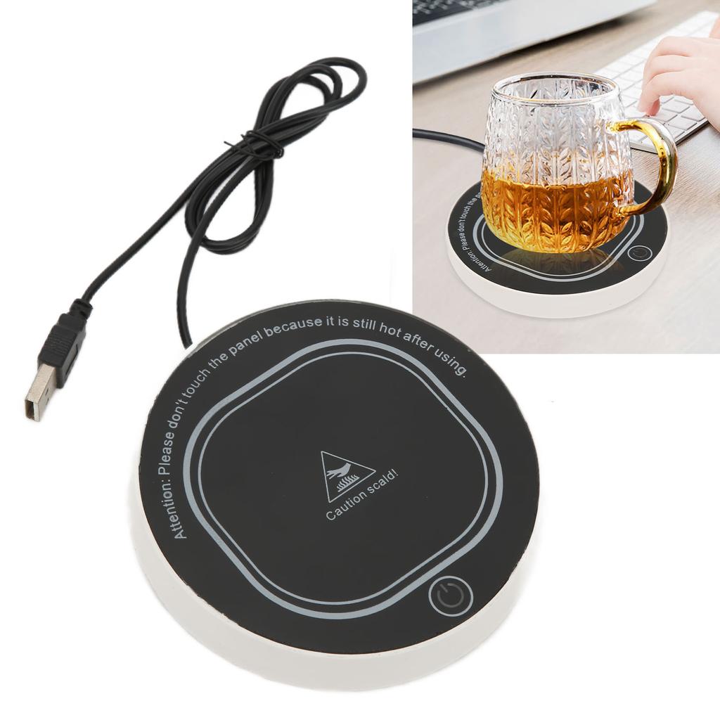 Cup Warmer Pad Constant Temperature USB Intelligent Utility Cup Heating Mat for Coffee Milk Tea