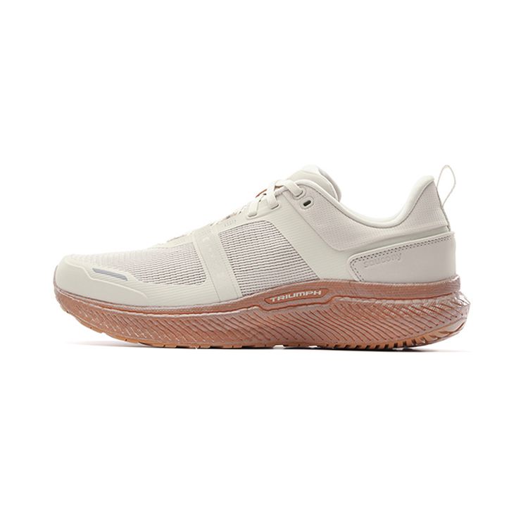 

SAUCONY Triumph Дышащие Удобные Амортизирующие Нескользящие Прочные Легкие Кроссовки с низким верхом Унисекс Кроссовки Белый Коричневый S28207-4 41