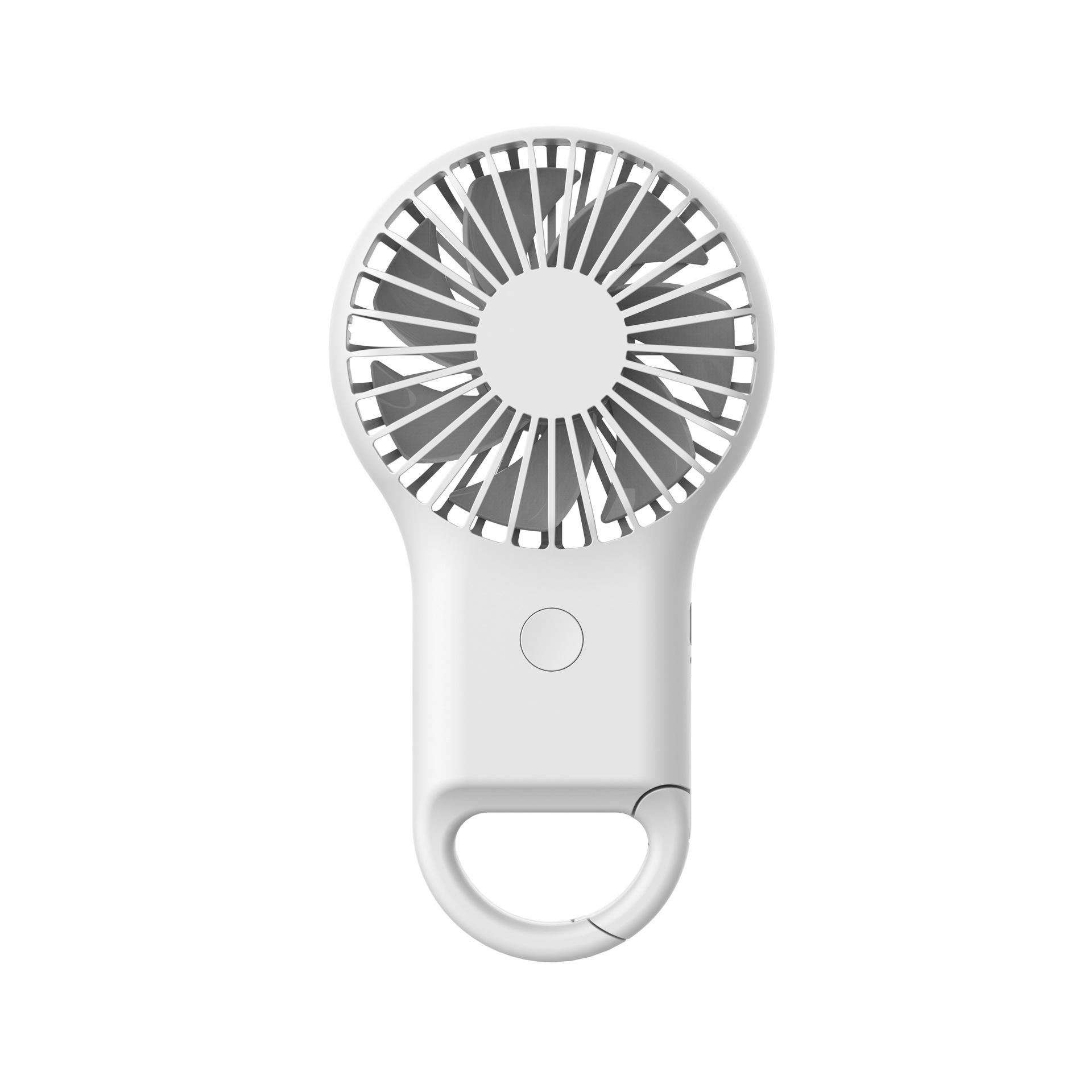 

Portable Wireless Mini Fan: USB Rechargeable, Strong Wind Power, Compact Design 150mm x 80mm x 25mm білий