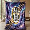 Juventus FC Themen-Decke Weiche Flanell-Decke Plüsch-Überwurf Gemütliche Sofa-Bett-Decke für Wohnkultur