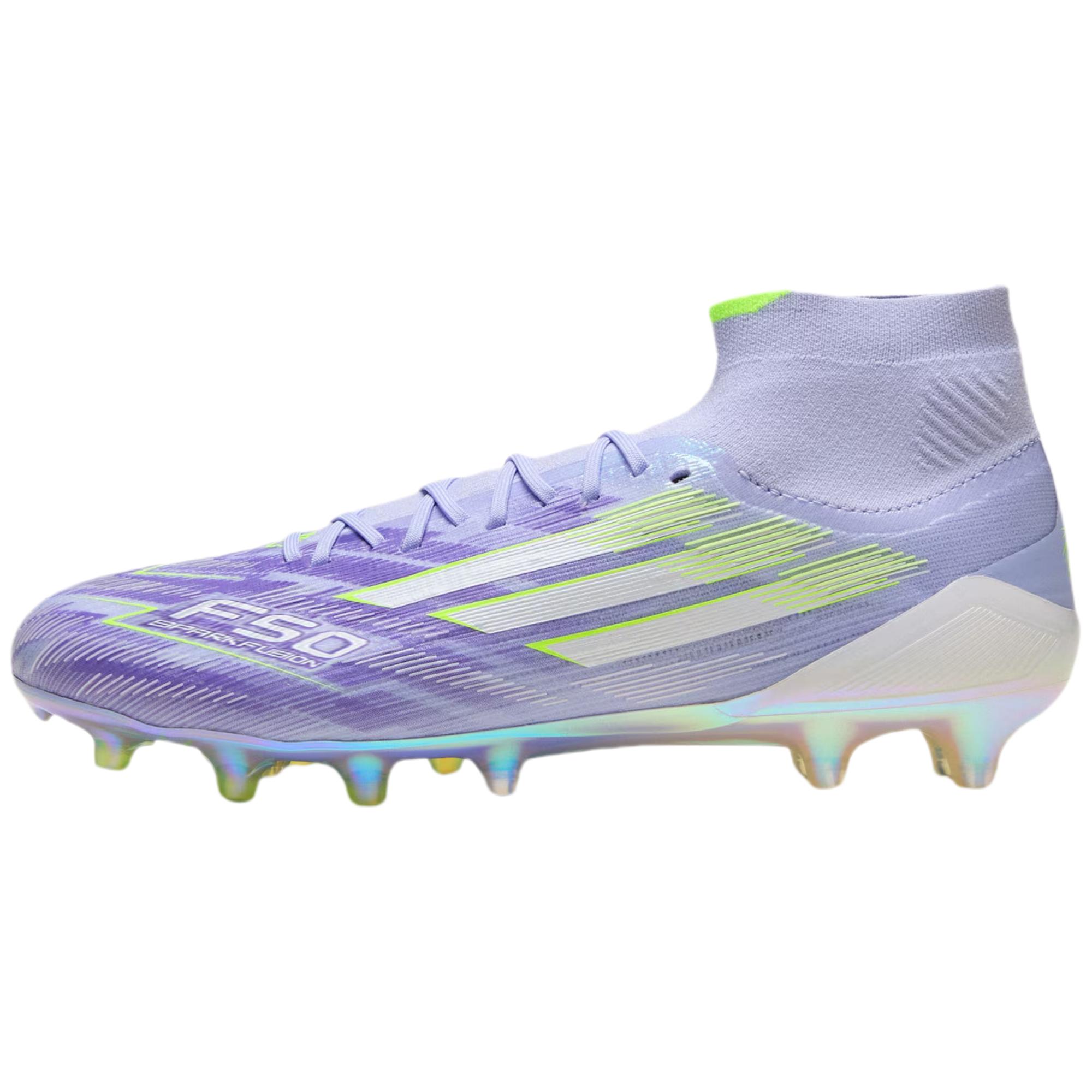 

Adidas F50 Sparkfusion Elite Mid FG AG Radiant Blaze Pack Женские кроссовки Пурпурный Фиолетовый тон Люцидный лимон JH7648 40⅔