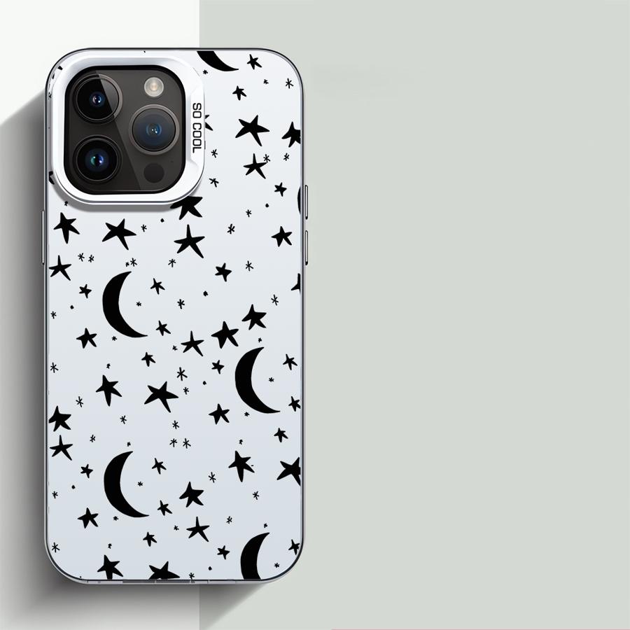 Five Pointed Star Case for OPPO A15 A17 A37 A53 A55 A57 A38 A74 A76 A78 A94 A98 Reno 7 8T 5G 7Z 10 Pro Capa Cover