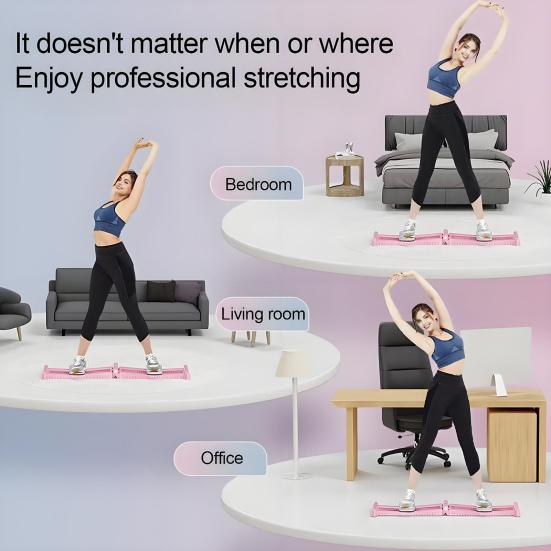 Split Machine Leg Stretcher Silent Foldable Simulated Ski Machine Home Gym Leg Stretching Pelvic Floor Muscle Trainer Full Body Slimming Workout