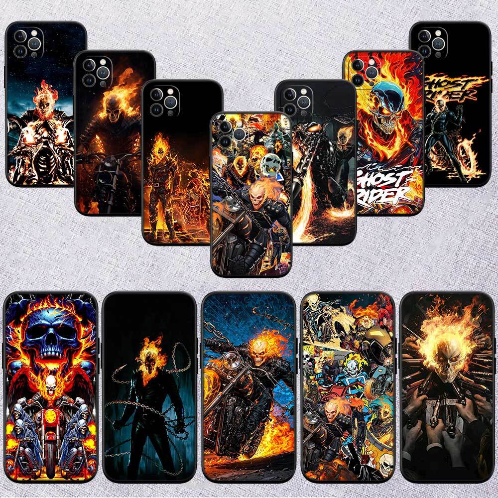 Ghost Rider Case for Samsung Note 20 10 S25 Plus Ultra Lite FE M20 M21 M30 M31 M51 A11 A26 A51 A52 A53 A56 A70 A71 A72 A73