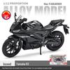 Kawasaki 1:12 Model de motocicleta din aliaj Ducati cu sunet pentru copii
