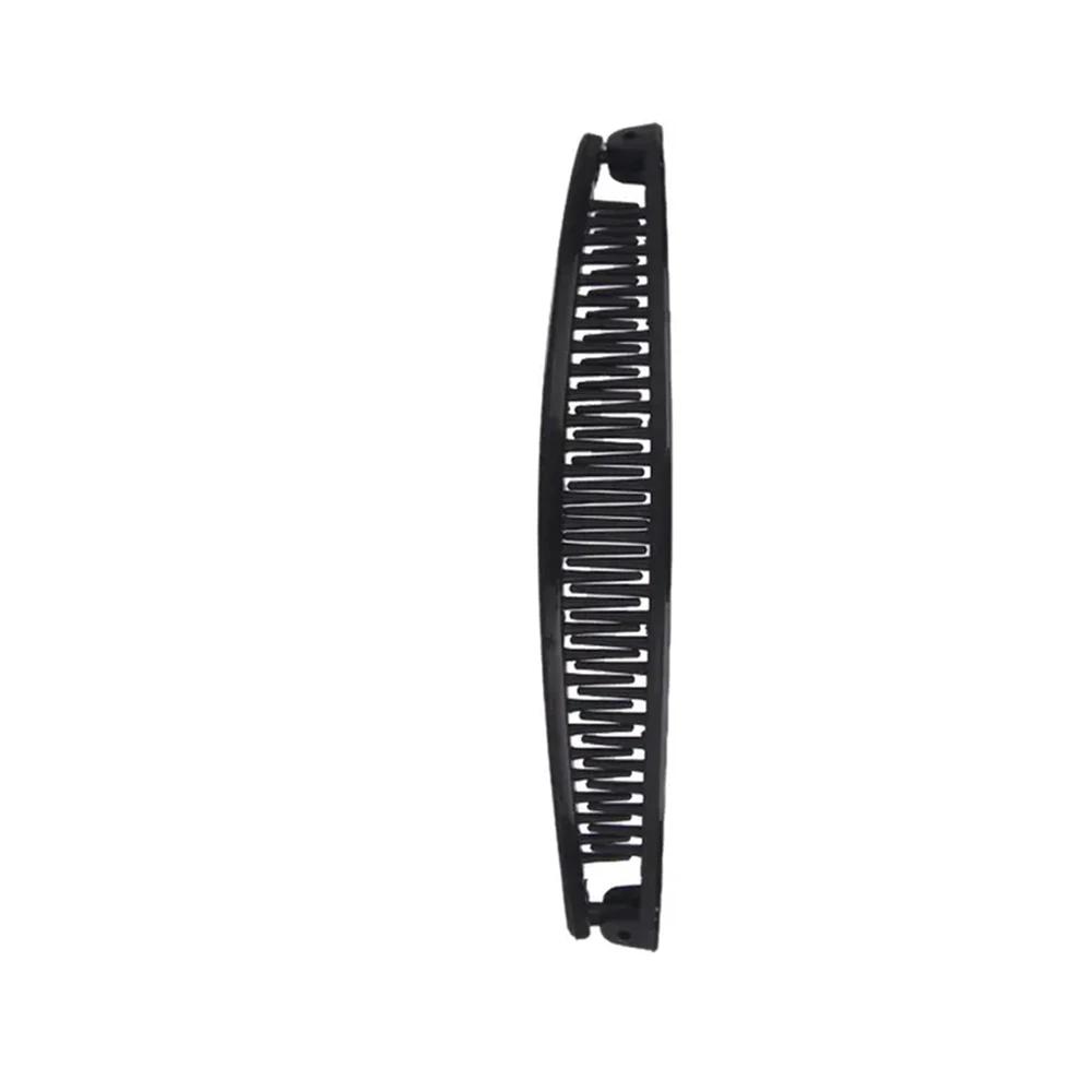 3pcs/set Fish Shape Hair Claws Clips Ponytail Holder for Women Girls Banana Clips Crabs Black Hair Styling Accessories
