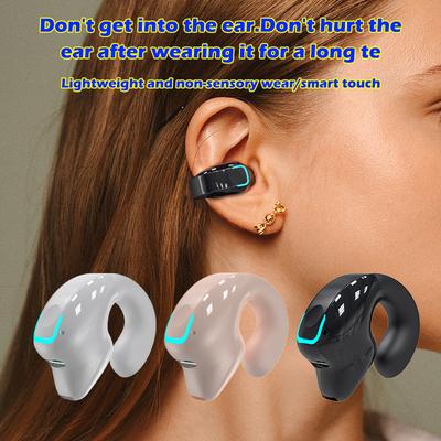 GD28 Single Ear Bluetooth Wireless Headphone Ear-Clip Design Earphone Noise Reduction Bluetooth 5.3