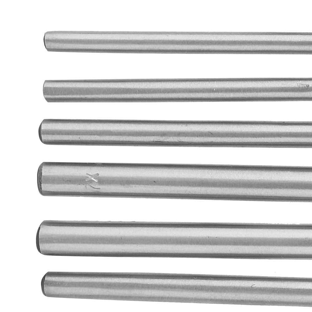 6Pcs 2mm Leather Craft Hole Punch Set Oval Shape Hole Belt Watch Band DIY Punching Tool Puncher