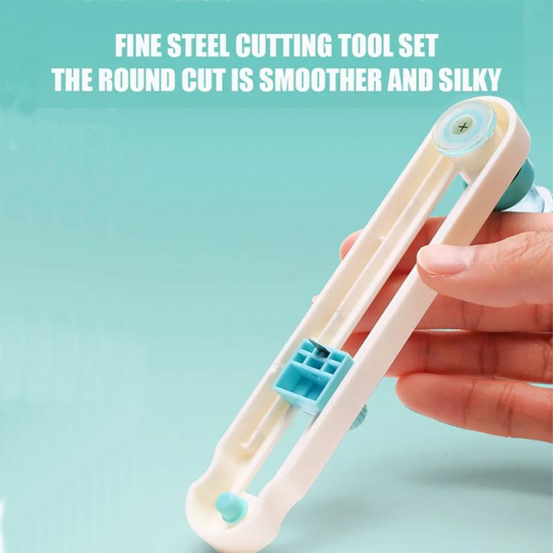 360 Adjustable Cutting Round Knife Journal Photo Circle Cutter Circular Paper Scrapbooking Cutters