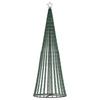 Vidaxl Conical Christmas Tree With Lights, 475 Cool White LEDs, 247 Cm