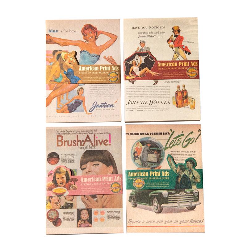 Beautiful Day Retro Theme Poster Paper: Trendy American Journal Wall Decor