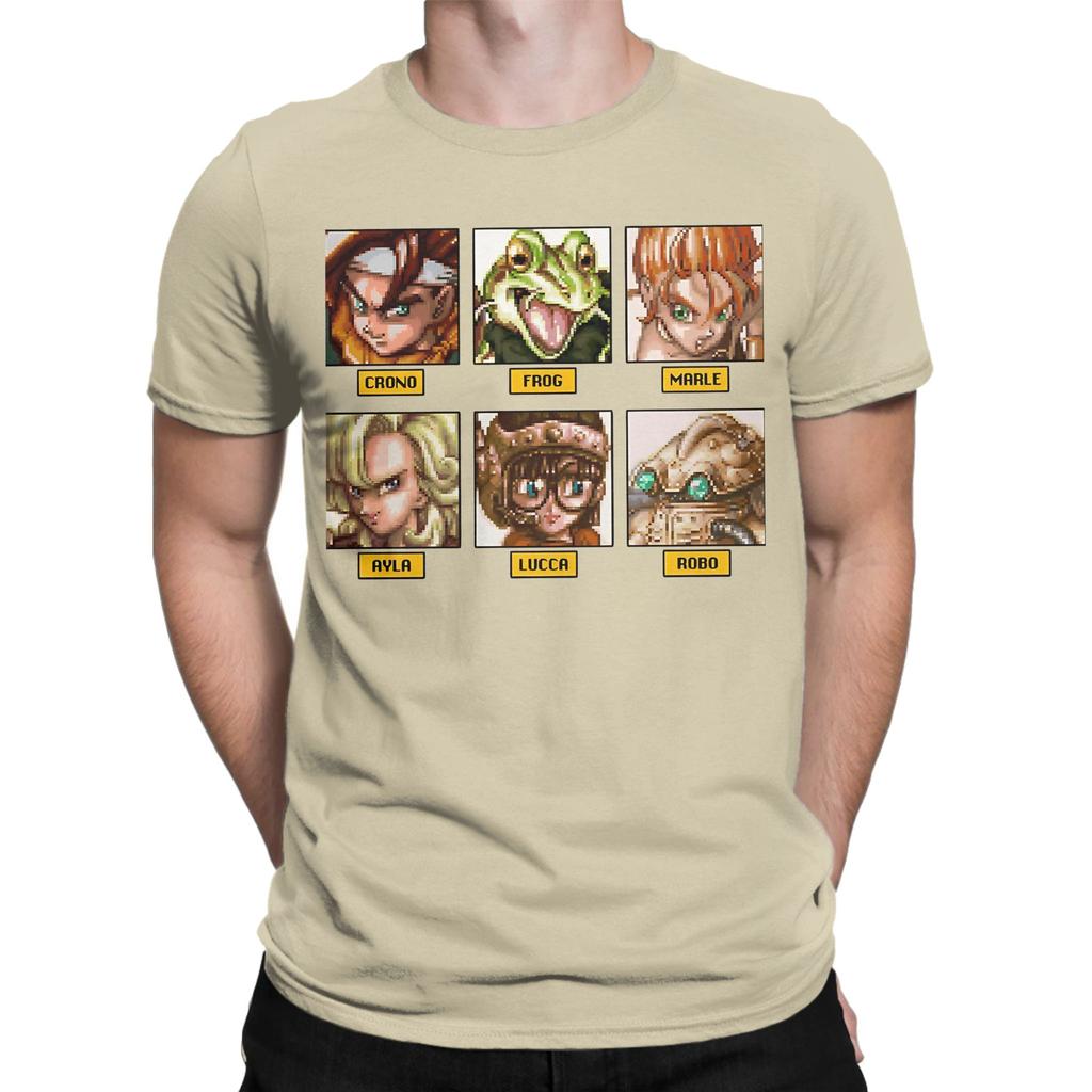 Chrono Team Funny Graphic 100 Cotton Tshirt Chrono Trigger Tops Tees For Unisex