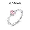 925 Sterling Silver Colorful CZ & Opal Eternity Bands Finger Ring Trendy Stackable Vacation Fine Jewelry For Women Gifts