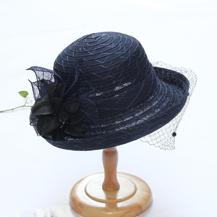 Summer Crimped Mesh Top Hat, Fashion Celebrity Fashion Hat, Outdoor Sunshade Basin Hat, Women'S Sunscreen Sun Hat